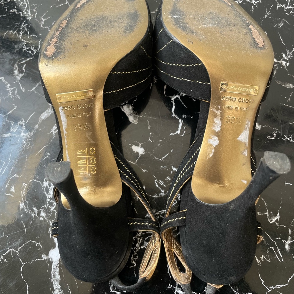 Dolce & Gabbana Peep Toe Heels - Picture 9 of 10